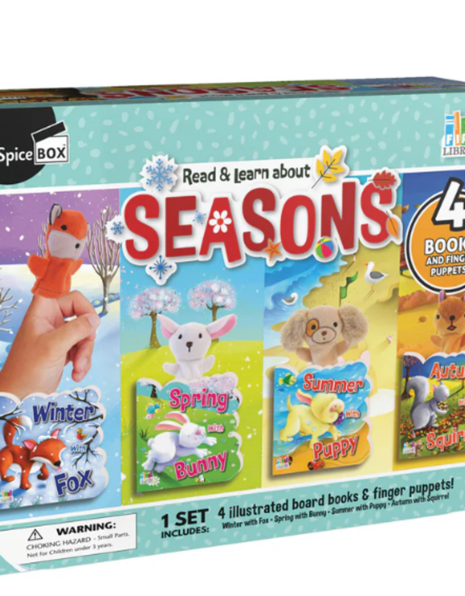 SpiceBox First Library Read & Learn About Four Seasons
