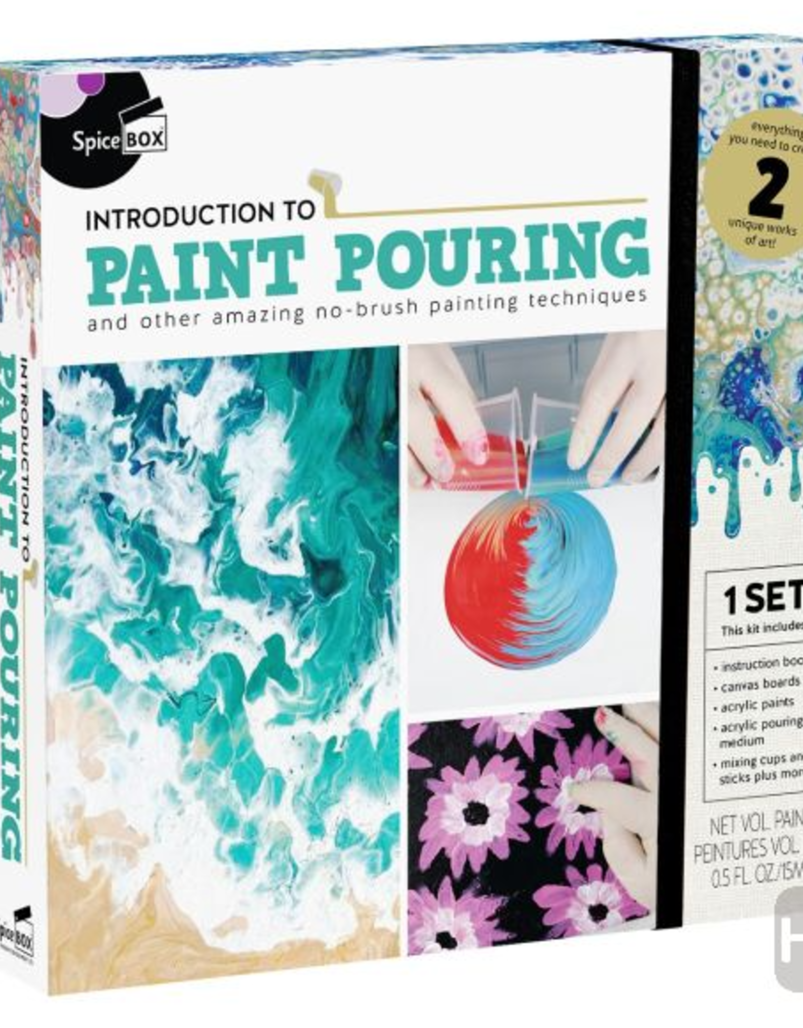 SpiceBox Introduction to Paint Pouring