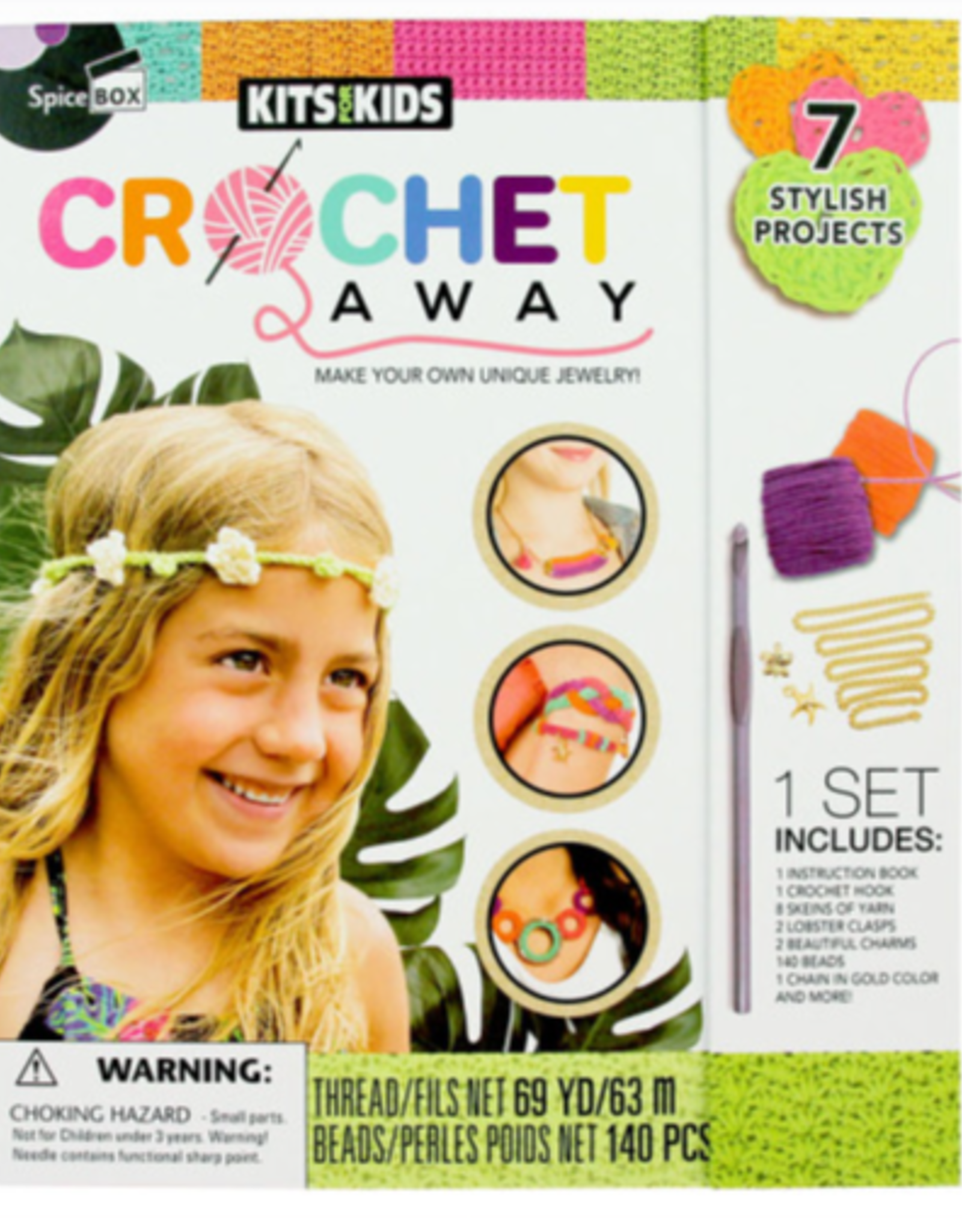 SpiceBox Kits for Kids Crochet Away