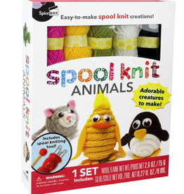 SpiceBox Make & Play Spool Knit Animals