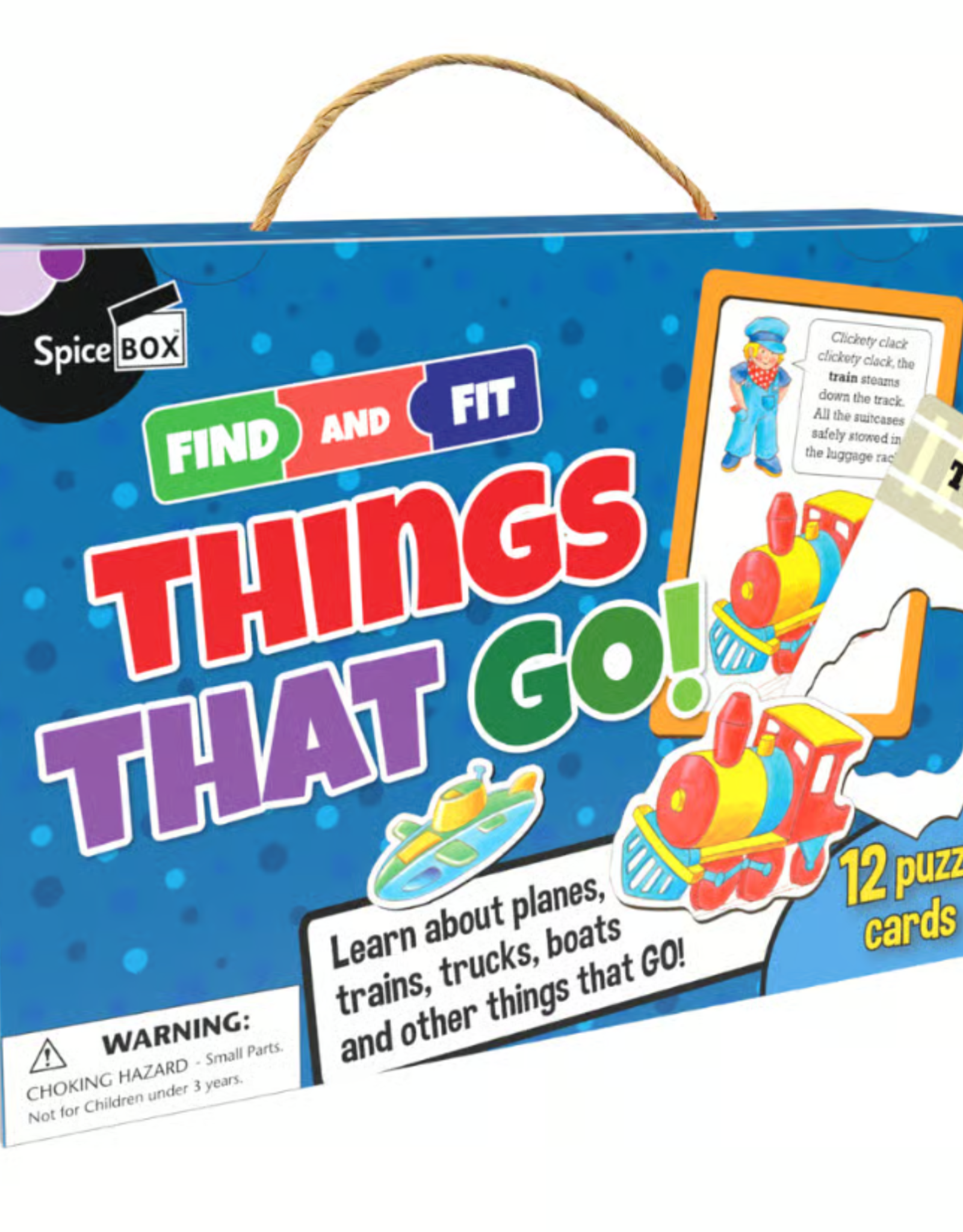 SpiceBox Match/Learn Find & Fit - Things That Go