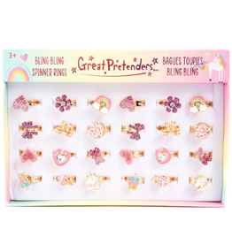 Great Pretenders Bling Bling Spinner Rings Asst.