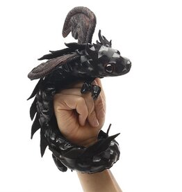 FOLKMANIS Dragon Wristlet MIDNIGHT Puppet