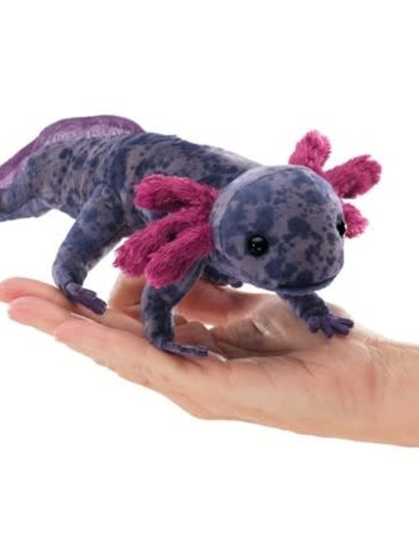 FOLKMANIS Axolotl, BLACK Puppet