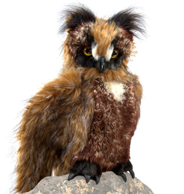 FOLKMANIS Great Horned Owl Puppet