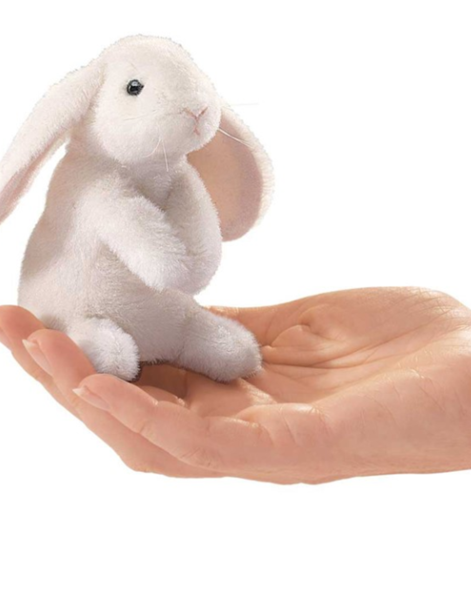 FOLKMANIS Mini Lop Ear Rabbit Finger Puppet