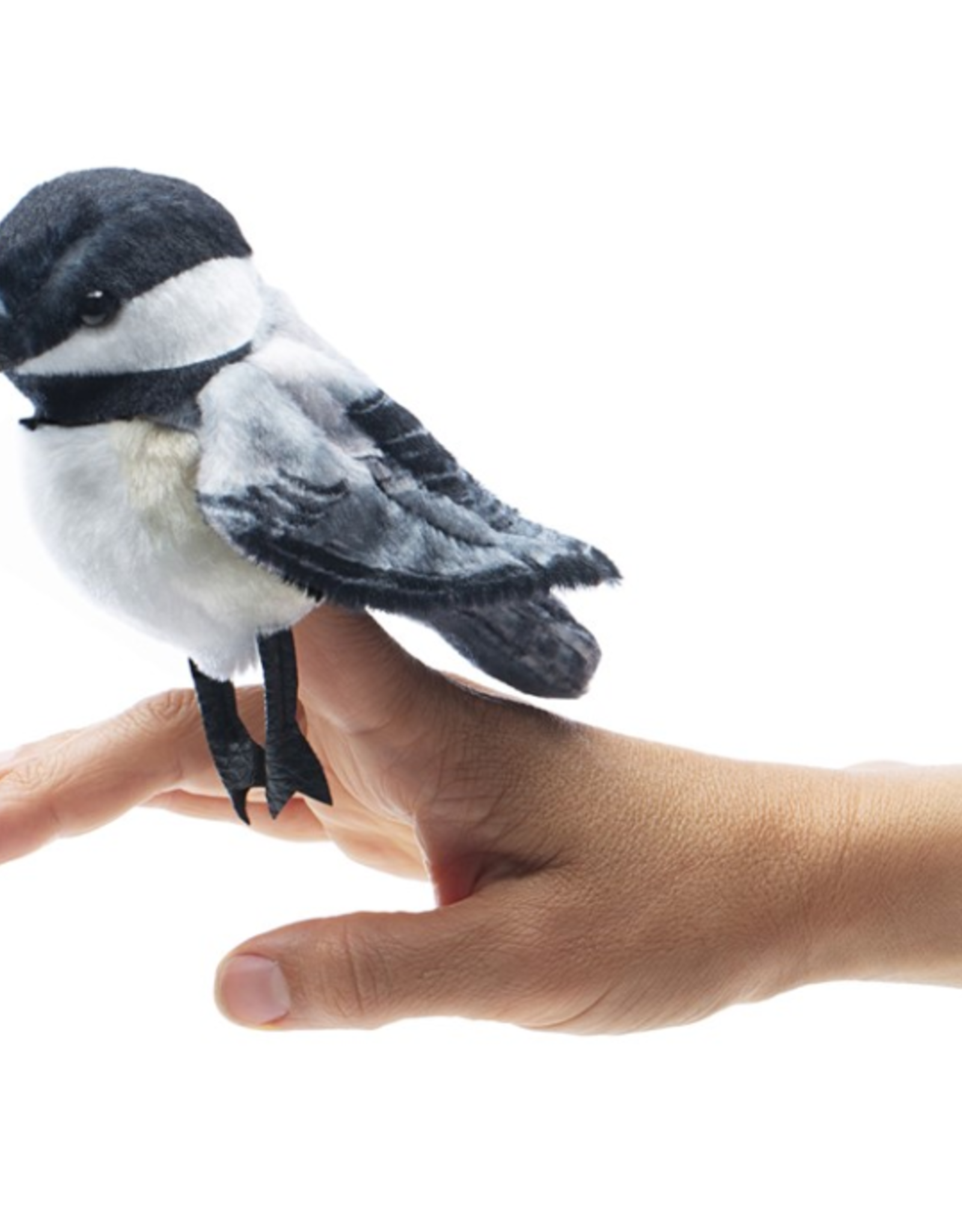 FOLKMANIS Mini Chickadee Finger Puppet