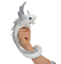 FOLKMANIS Dragon Wristlet PEARL Puppet