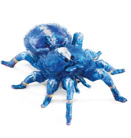 FOLKMANIS Blue Tarantula Puppet