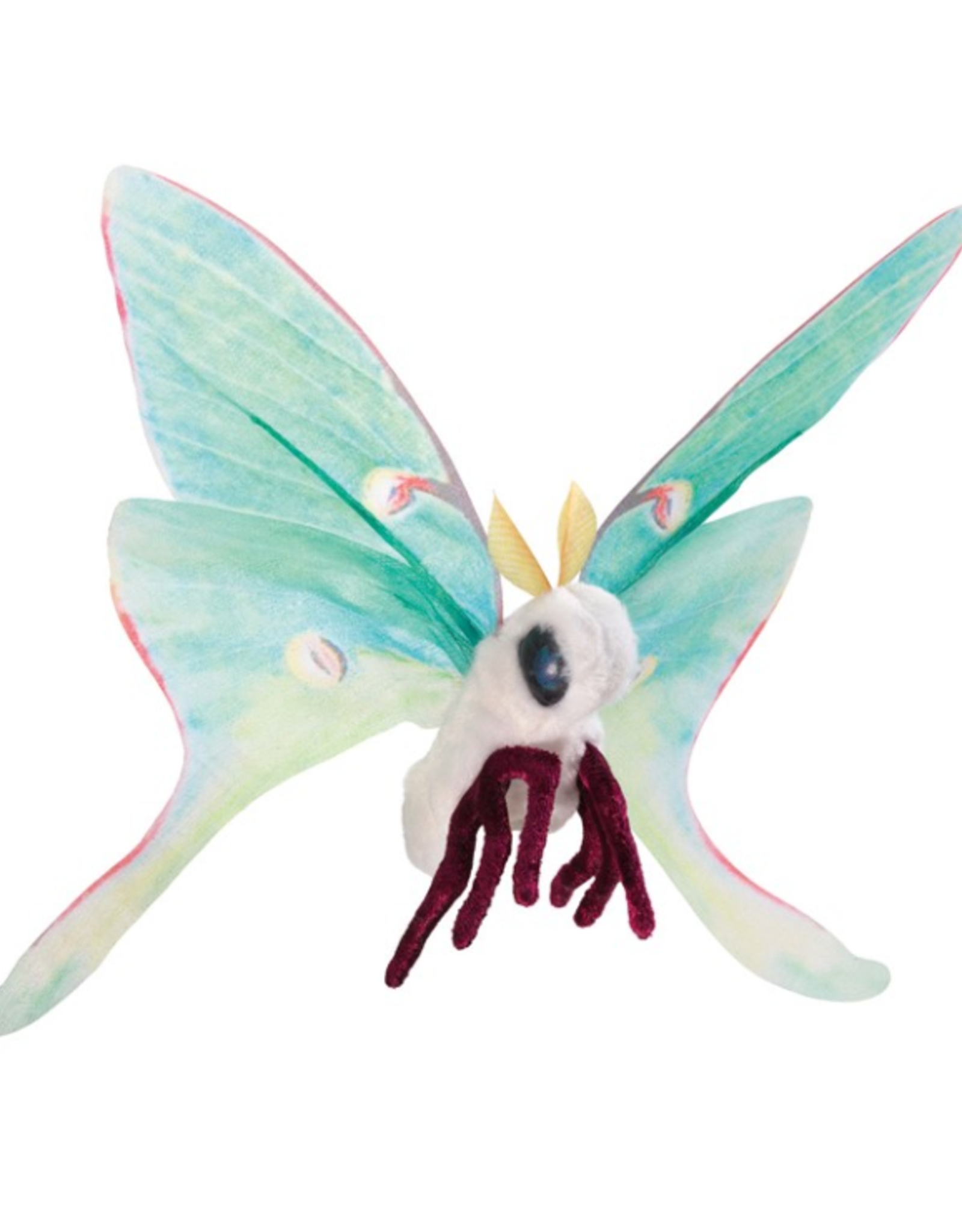 FOLKMANIS Mini Luna Moth Finger Puppet
