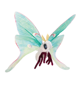 FOLKMANIS Mini Luna Moth Finger Puppet