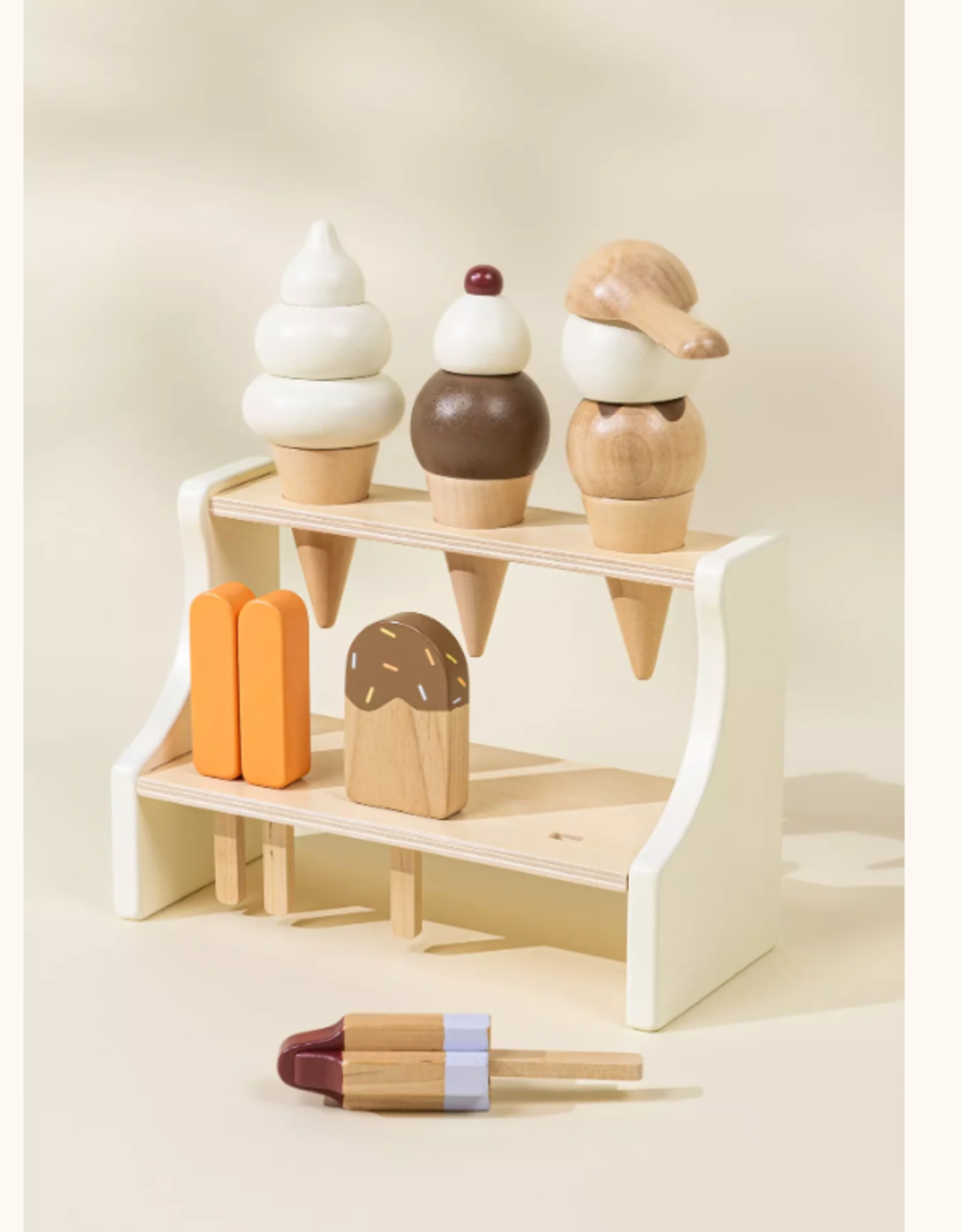 Coco Village Wooden Ice Cream Stand and Accessories
