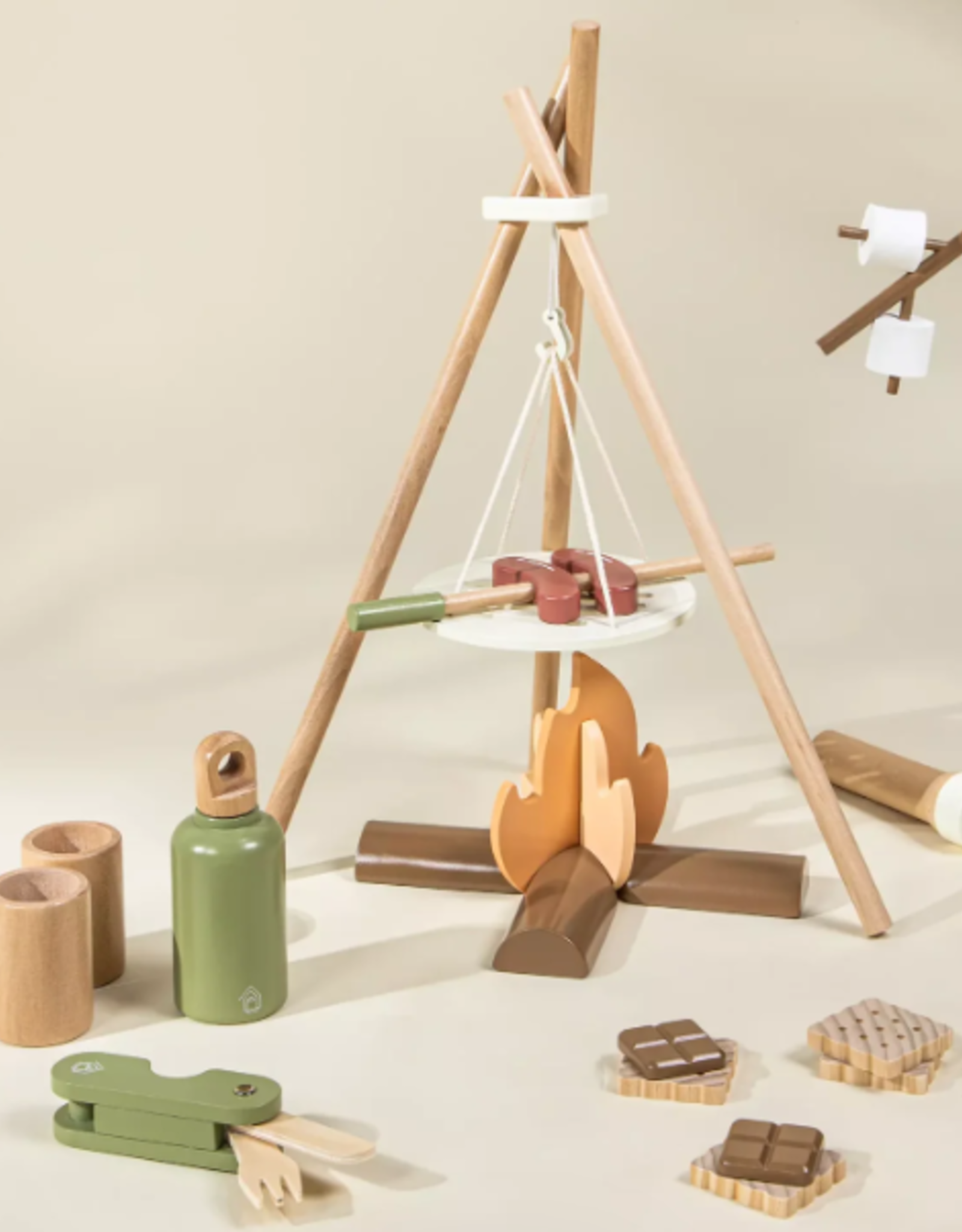 Coco Village Wooden Camping Playset
