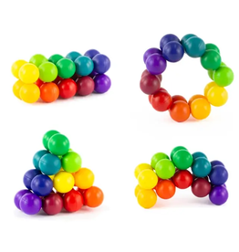 Handee Products Rainbow Shapeable Balls Fidget Toy - Boxed