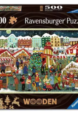 Ravensburger WOOD - Christmas Market 500 pc Puzzle