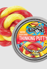 Crazy Aaron's Thinking Putty 2" MINI THINKING PUTTY - KETCHUP & MUSTARD