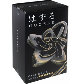 Puzzle Master Helix Puzzle - Hanayama Cast Metal Puzzle - Difficulty Level 5/6