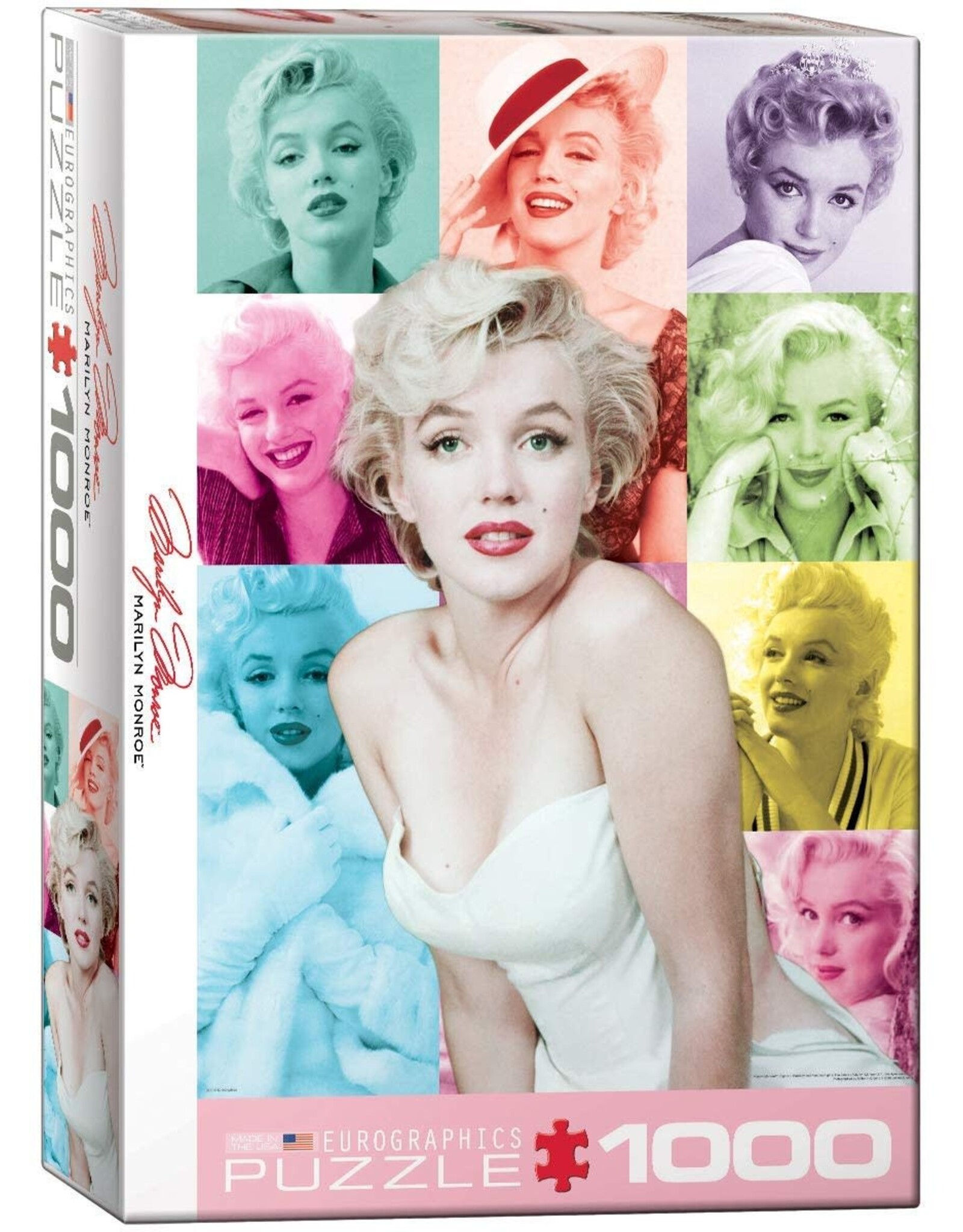 Eurographics Marilyn Monroe Color Portraits - 1000pc