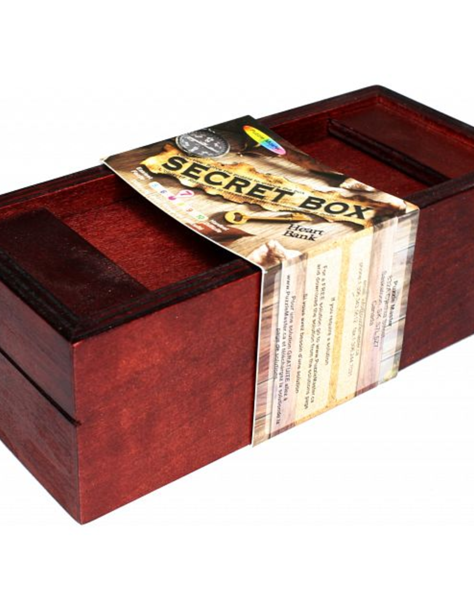 Puzzle Master Puzzle Master-Secret Opening Box – Heart Bank