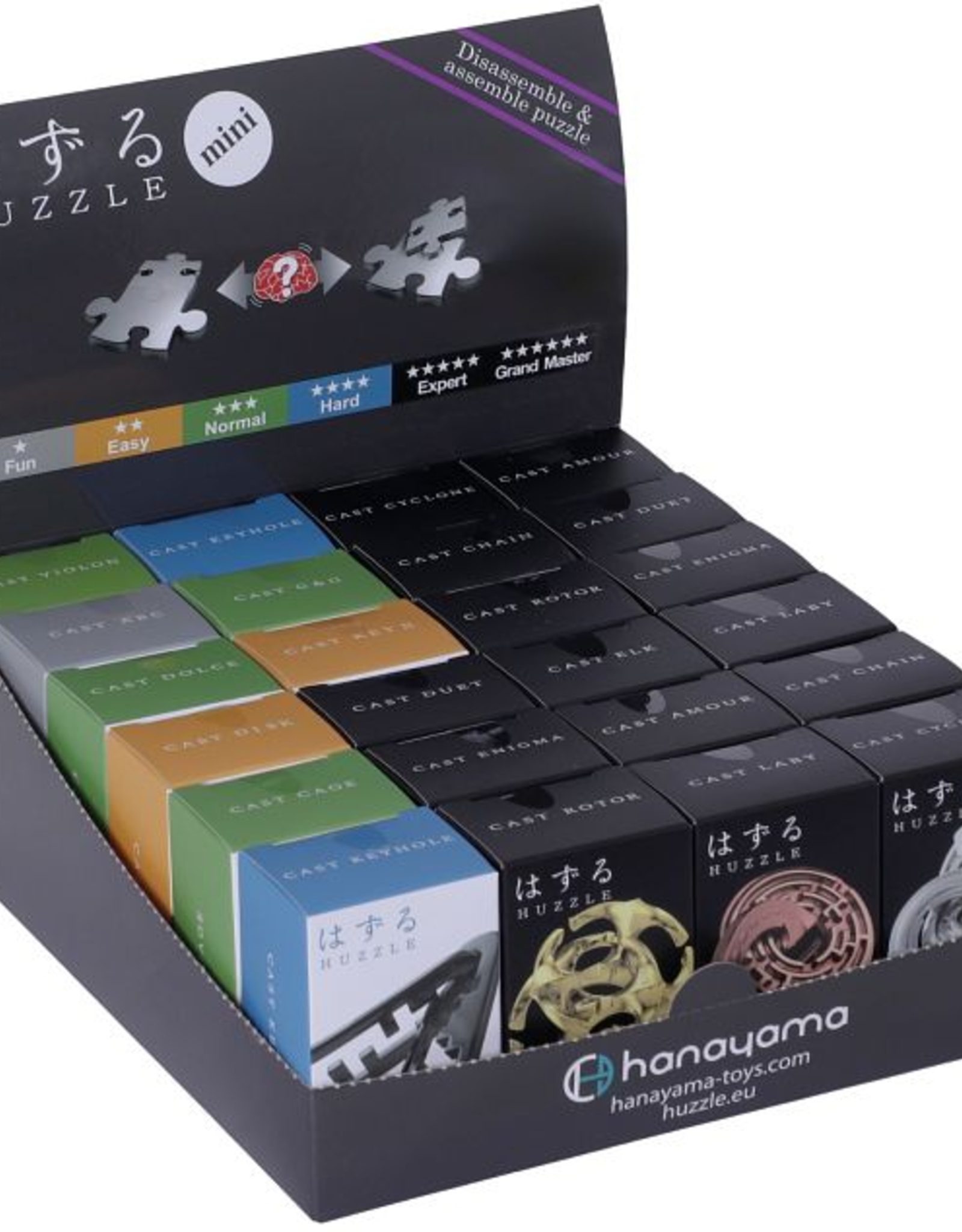 Puzzle Master Puzzle Master-Hanayama Mini Huzzle Assortment