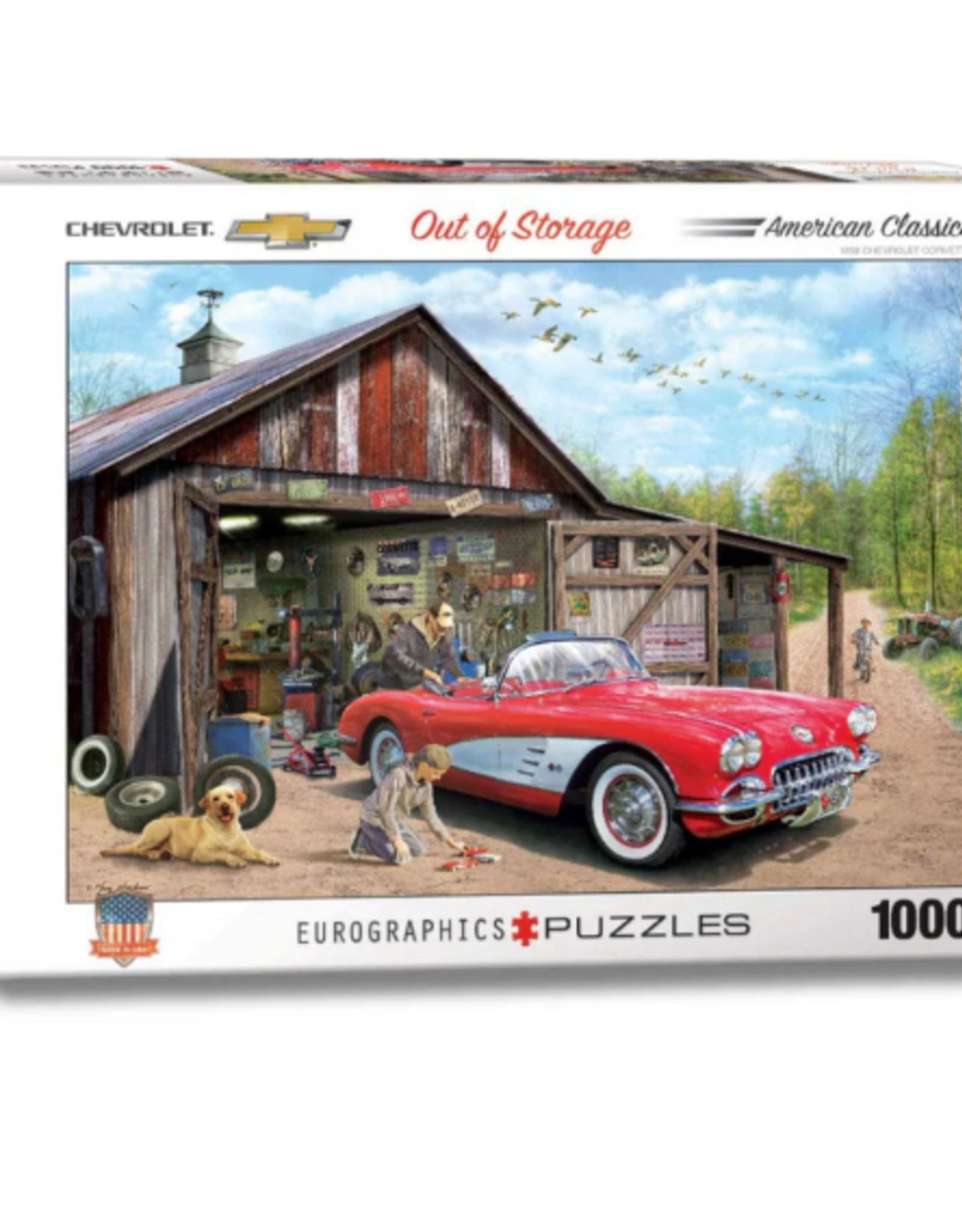 Eurographics Out of Storage 1959 Corvette - 1000pc