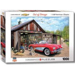 Eurographics Out of Storage 1959 Corvette - 1000pc