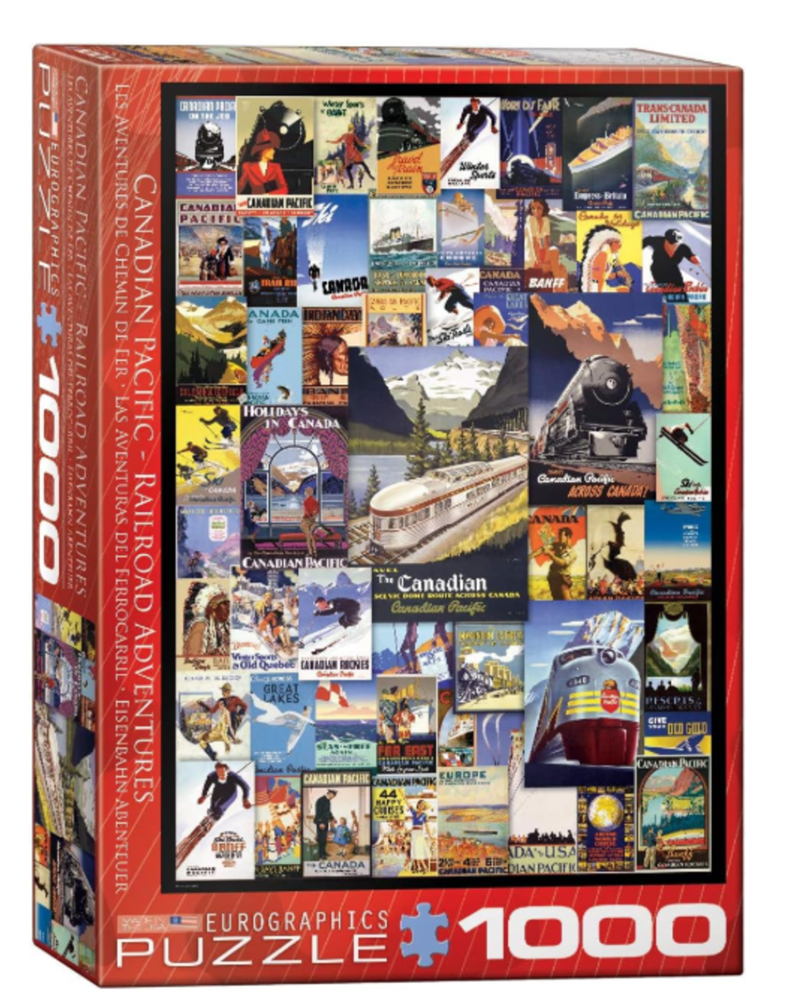 Eurographics Railroad Adventures - 1000pc