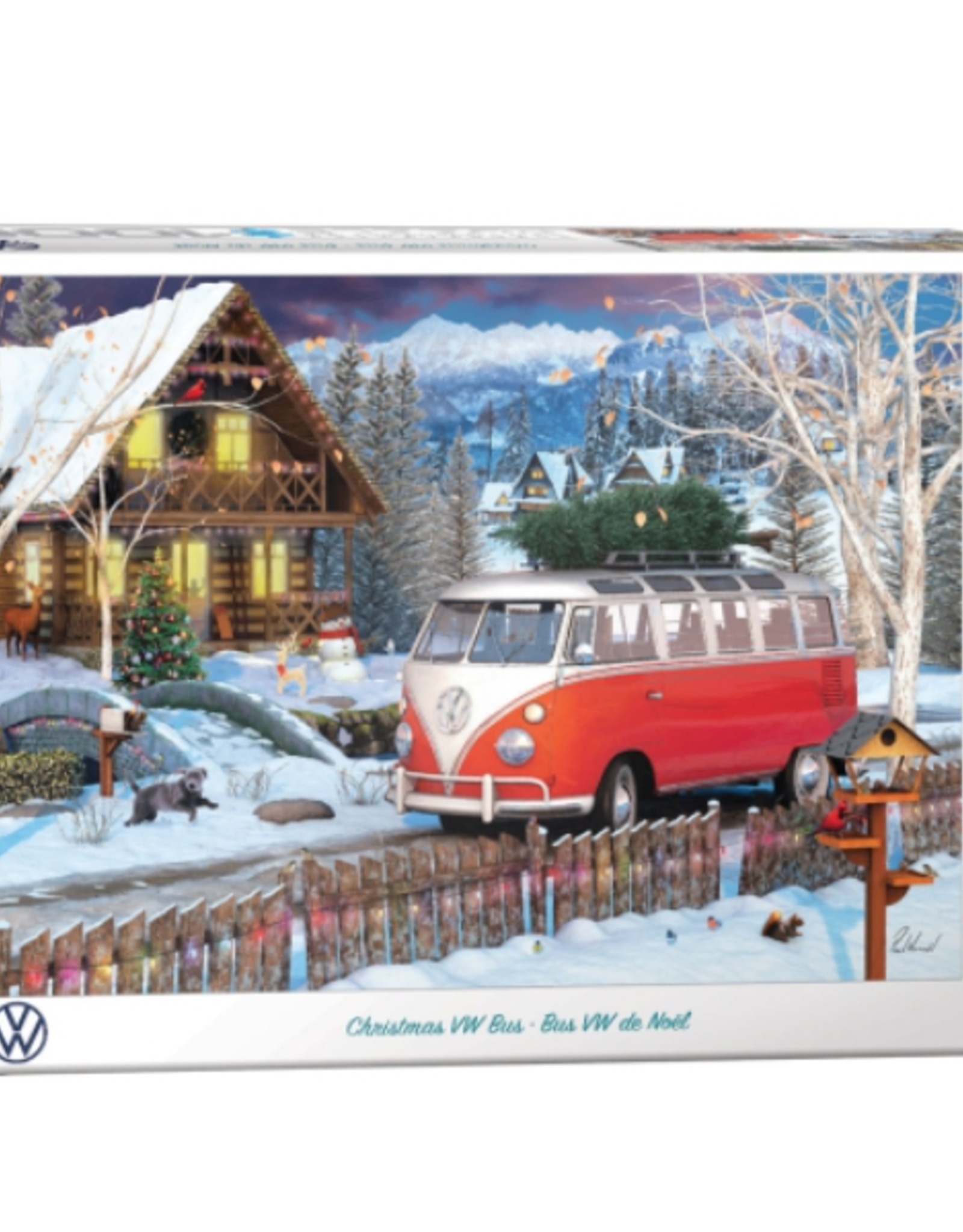 Eurographics VW Christmas Bus - 1000pc