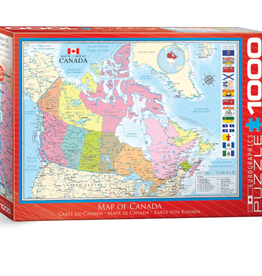 Eurographics Map of Canada - 1000pc