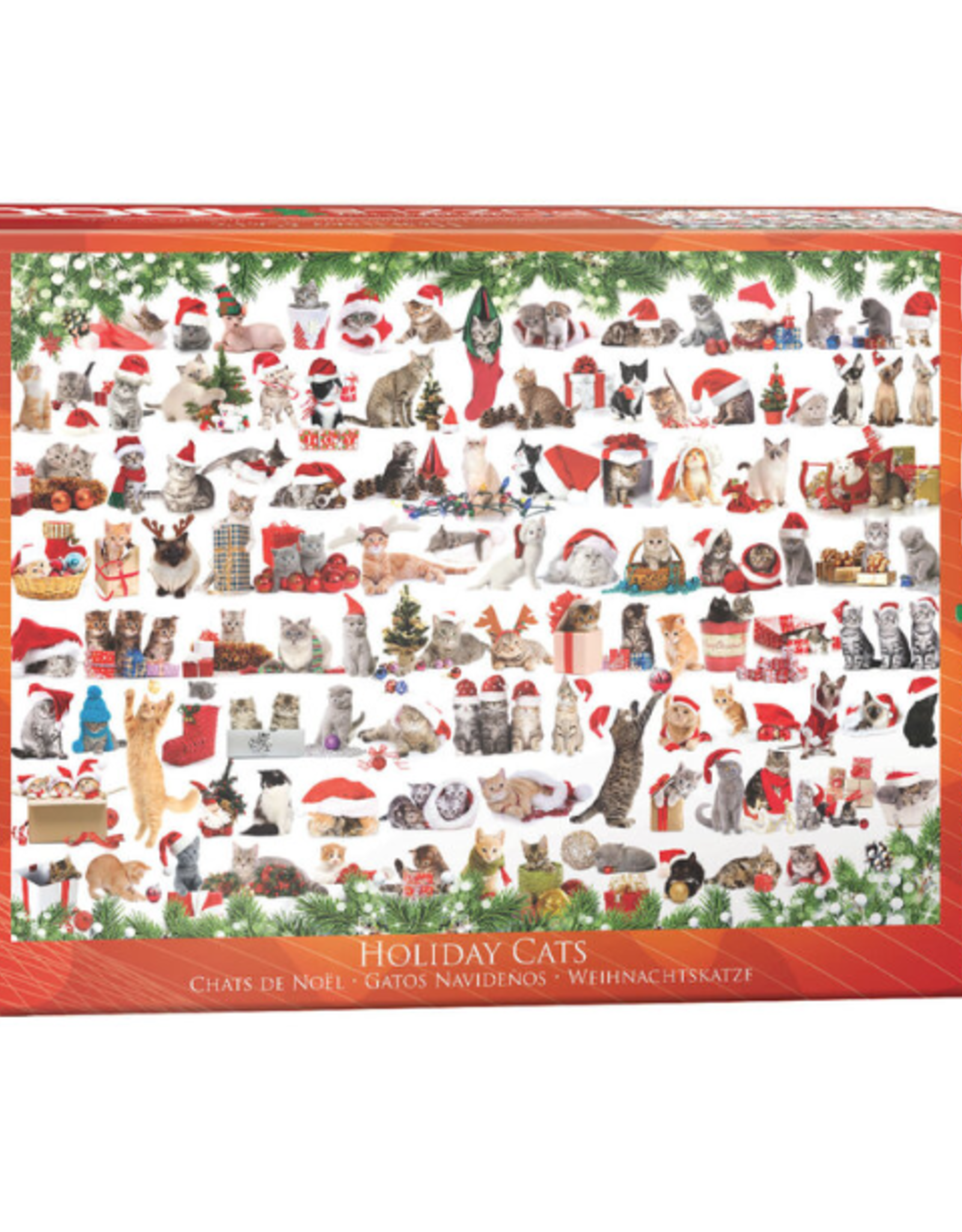 Eurographics Holiday Cats - 1000pc