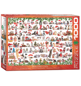 Eurographics Holiday Cats - 1000pc