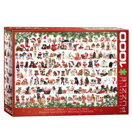 Eurographics Holiday Dogs - 1000pc