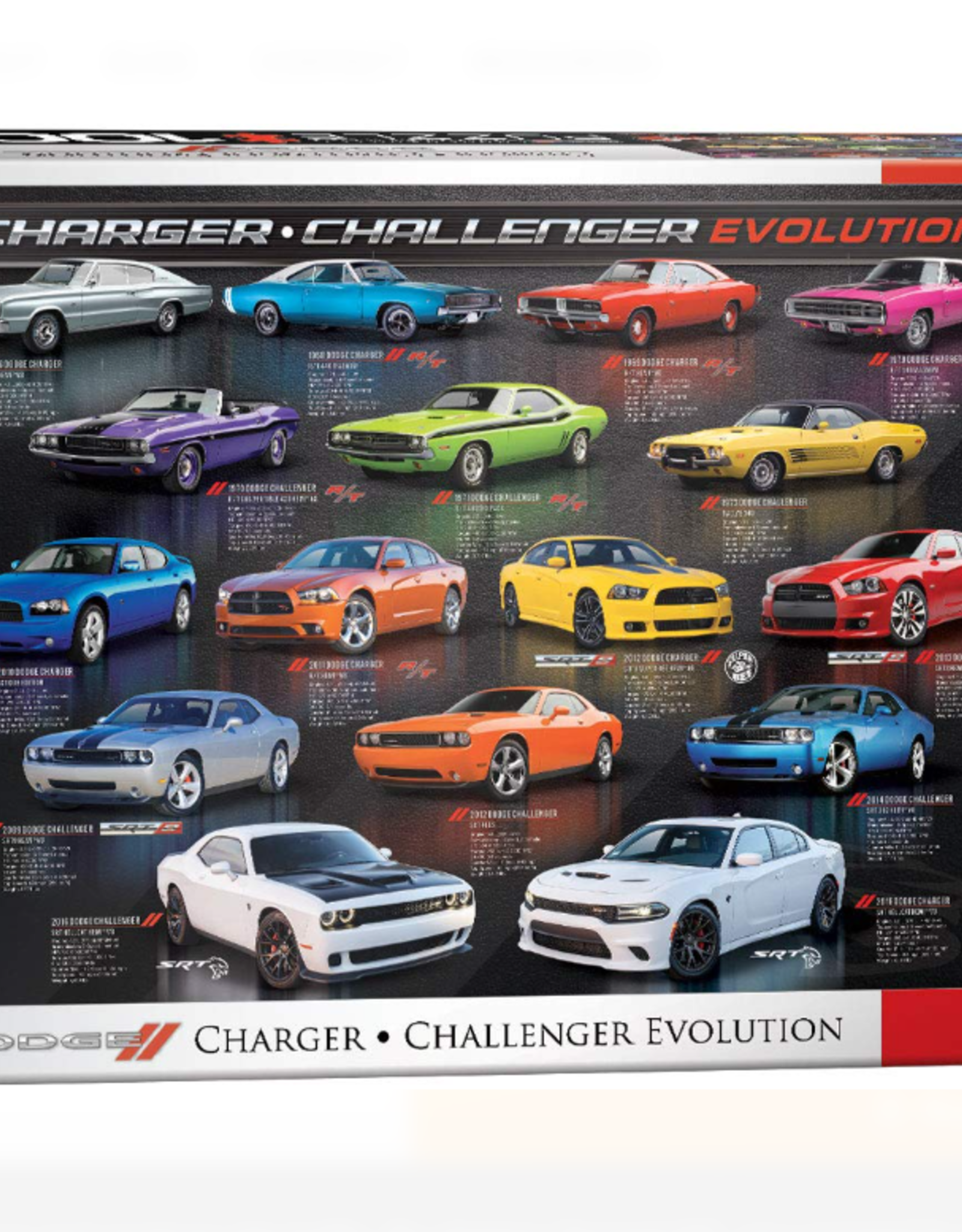 Eurographics Dodge Charger Challenger - 1000pc