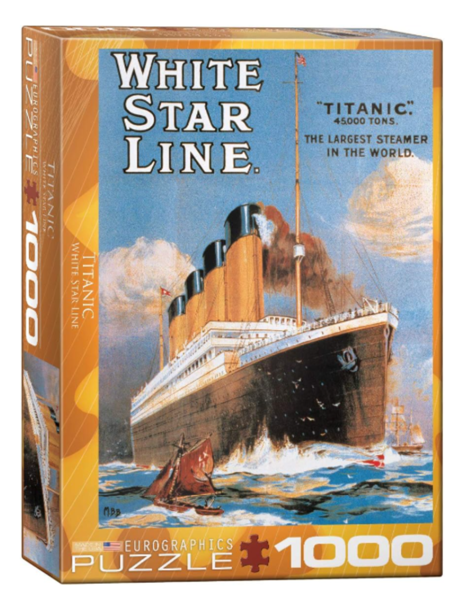 Eurographics Titanic White Star Line - 1000pc