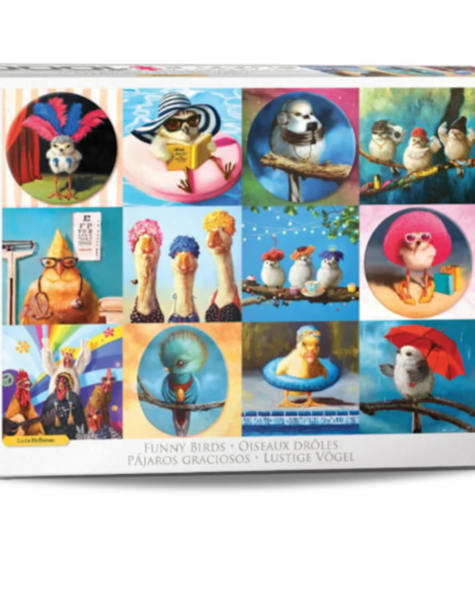 Eurographics Funny Birds by Lucia Heffernan 1000pc
