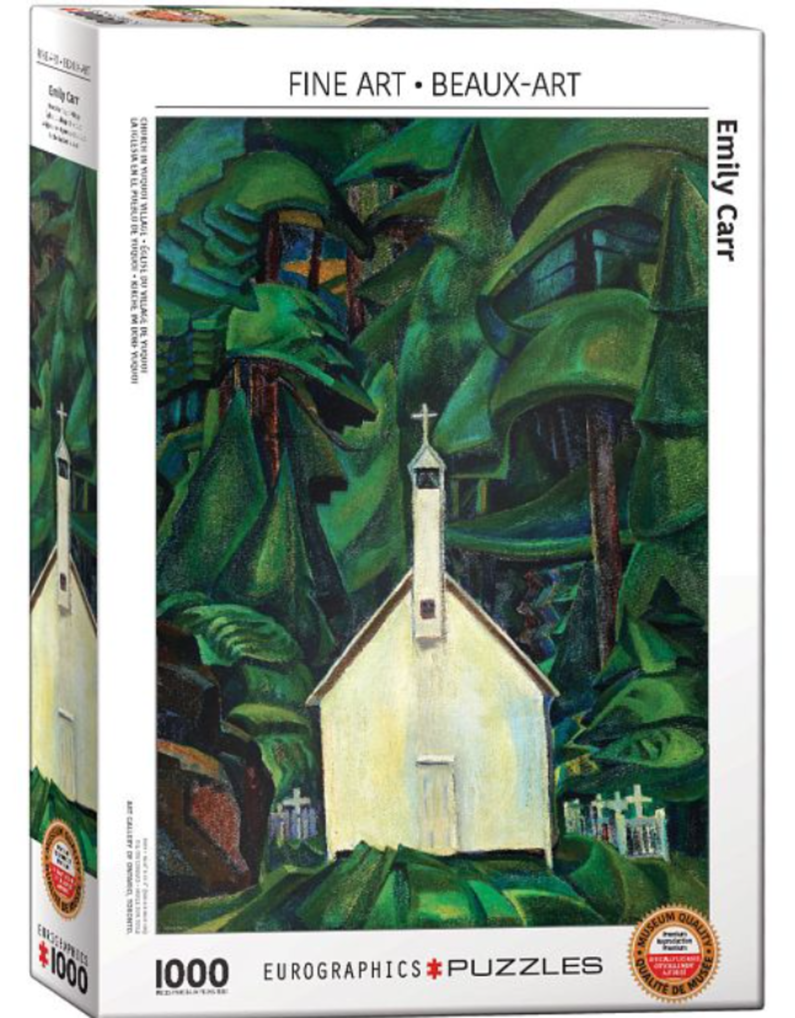 Eurographics The white Church by Emily Carr - 1000pc