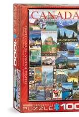 Eurographics Travel Canada Vintage Posters - 1000pc