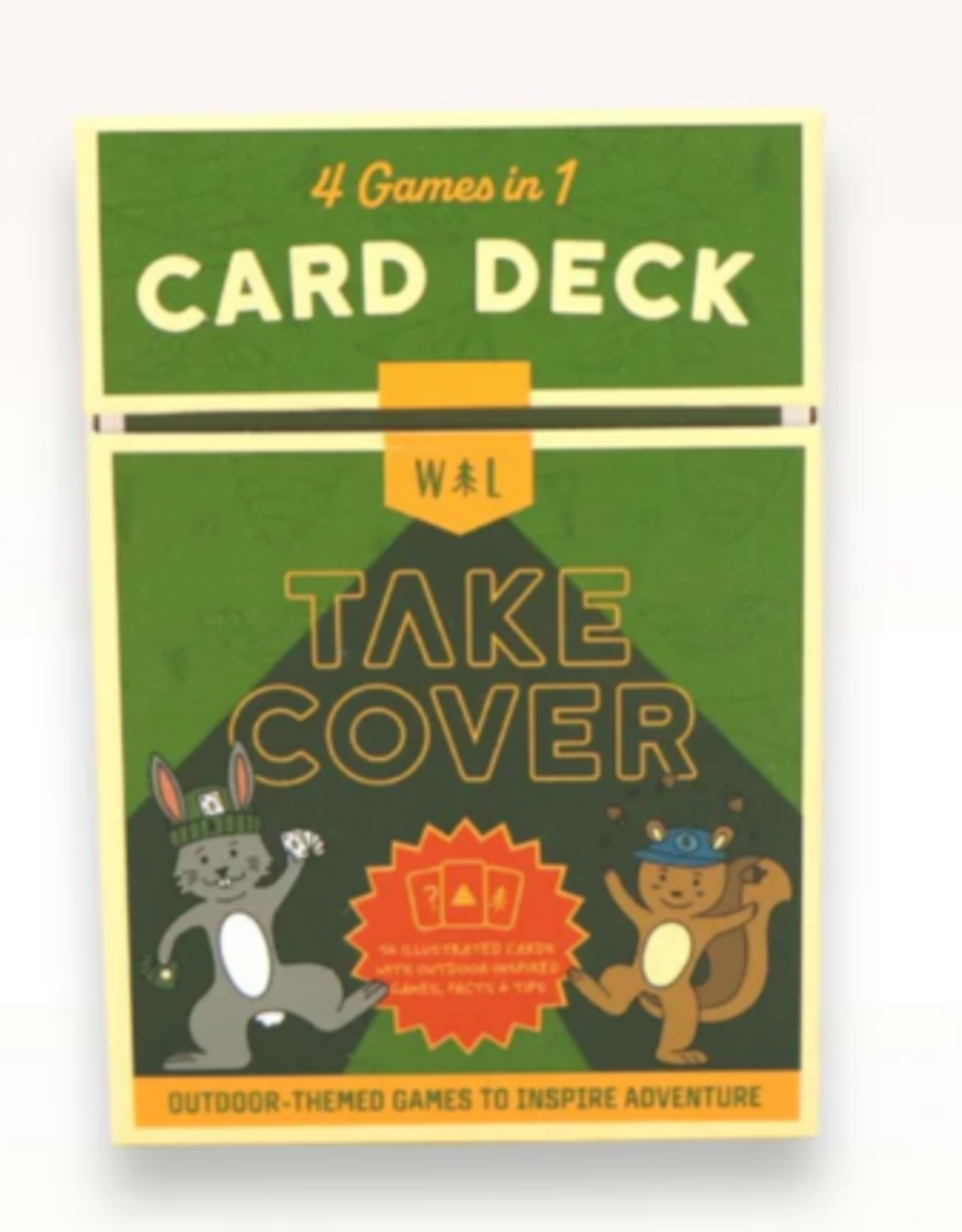 Wild Life Outdoor Adventure Take Cover - 4 in 1 Card Game
