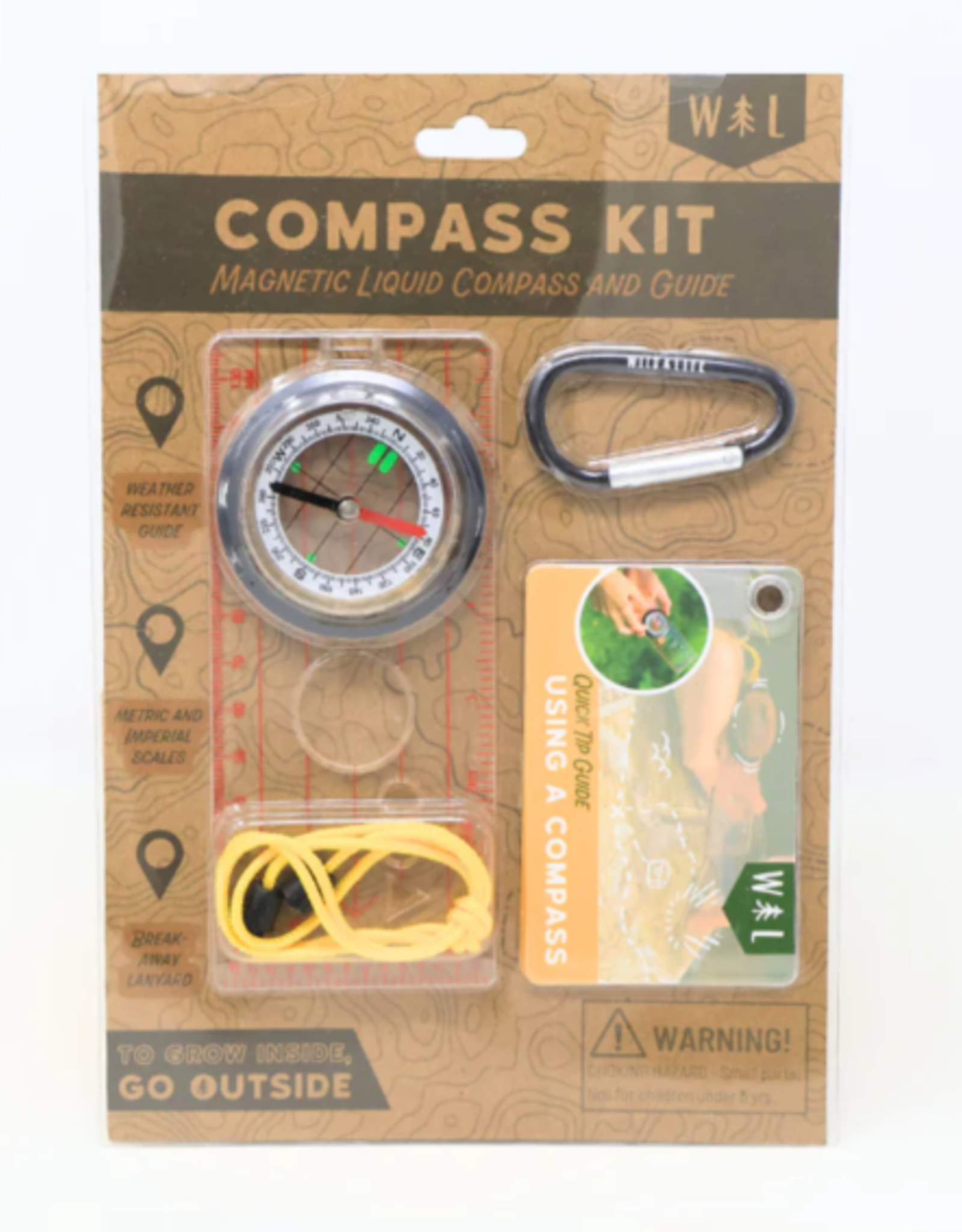 Wild Life Outdoor Adventure Magnetic Liquid Compass Kit
