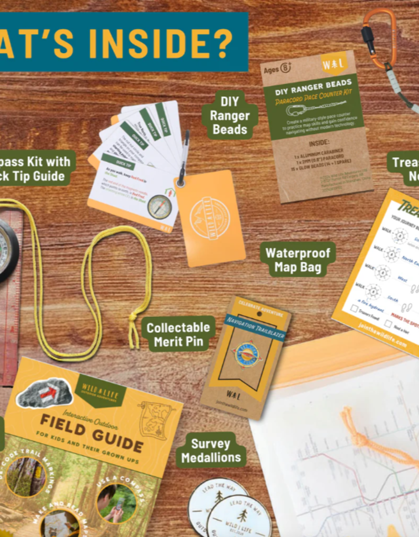 Wild Life Outdoor Adventure Navigation Trailblazer Outdoor Adventure Kit