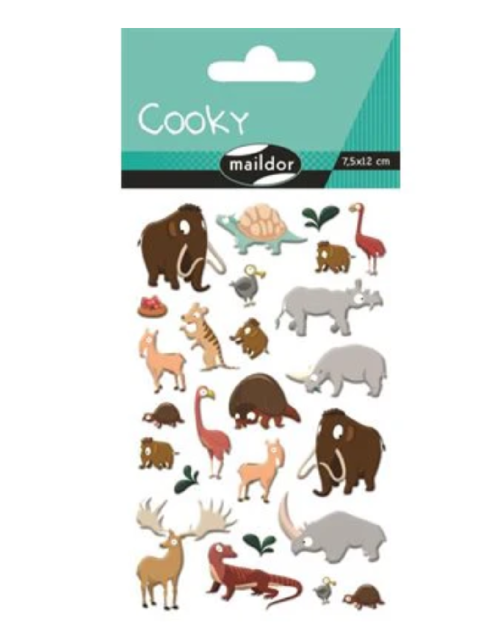 maildor Cooky Stickers Prehistory - 25 Stickers