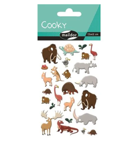 maildor Cooky Stickers Prehistory - 25 Stickers