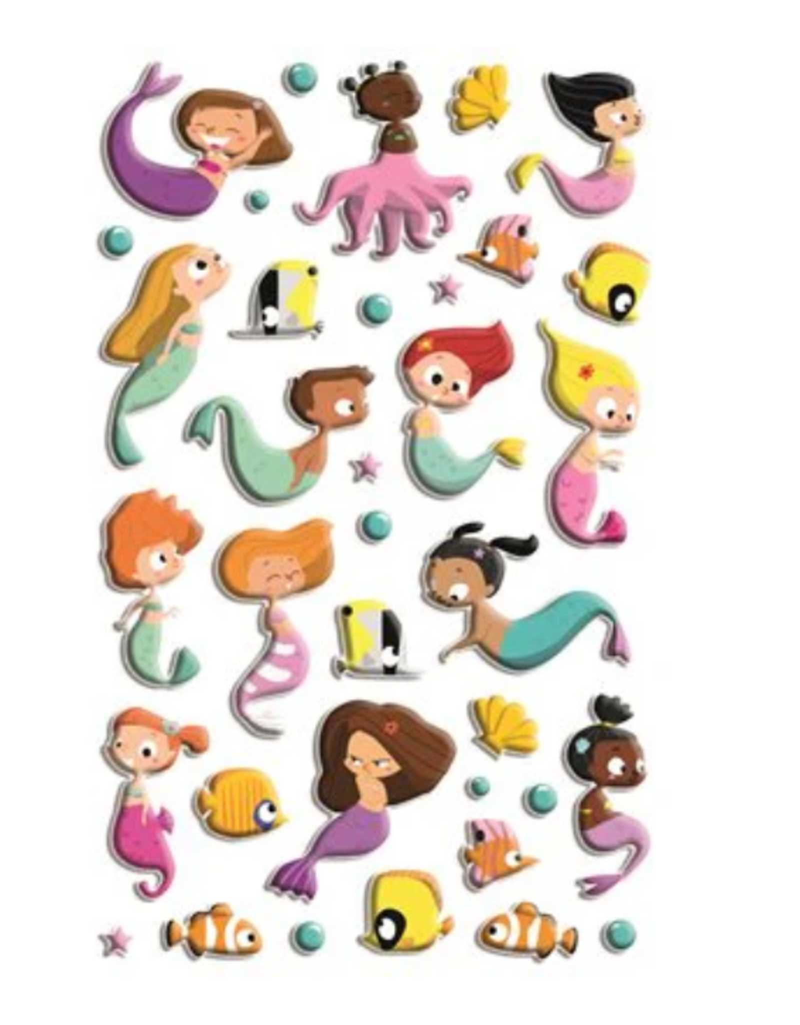 maildor Cooky Stickers Mermaids - 36 Stickers