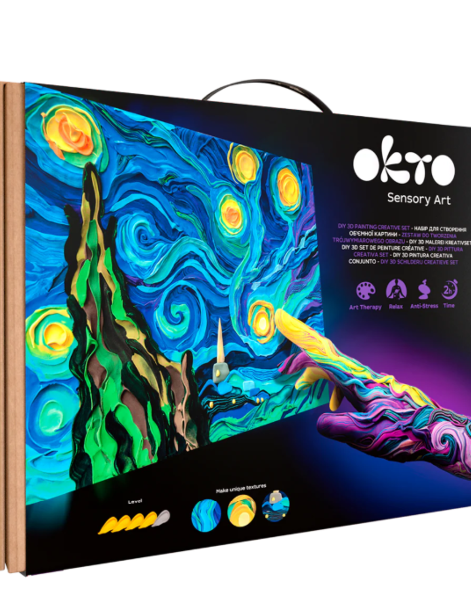 OKTO DIY 3D CREATIVE PAINTING SET - STARRY NIGHT