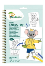 My Mandarine Graffy Colour & Play, Dressed animals