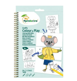 My Mandarine Graffy Colour & Play, Dressed animals