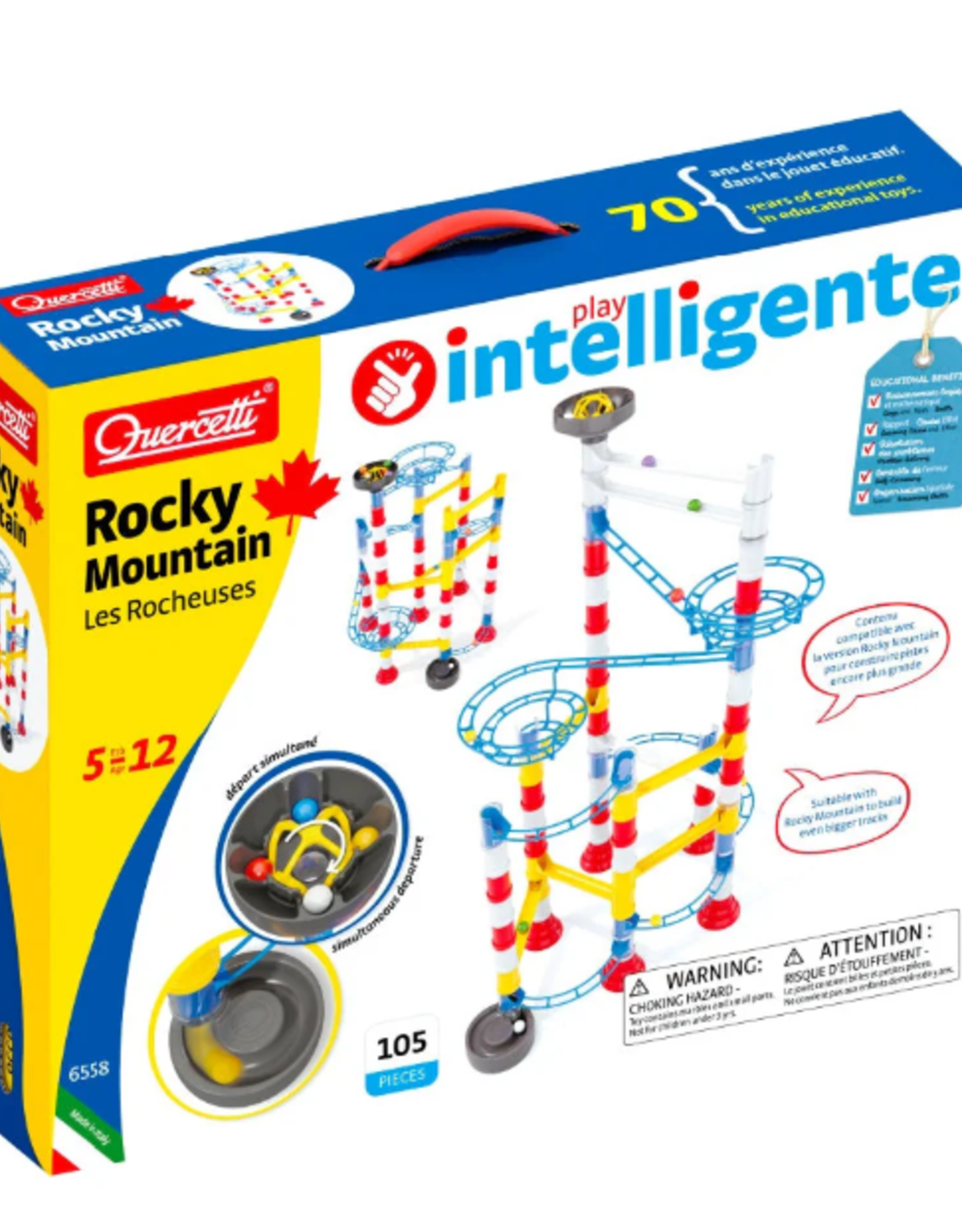 Quercetti ROCKY MOUNTAIN Marble Run- 105pcs