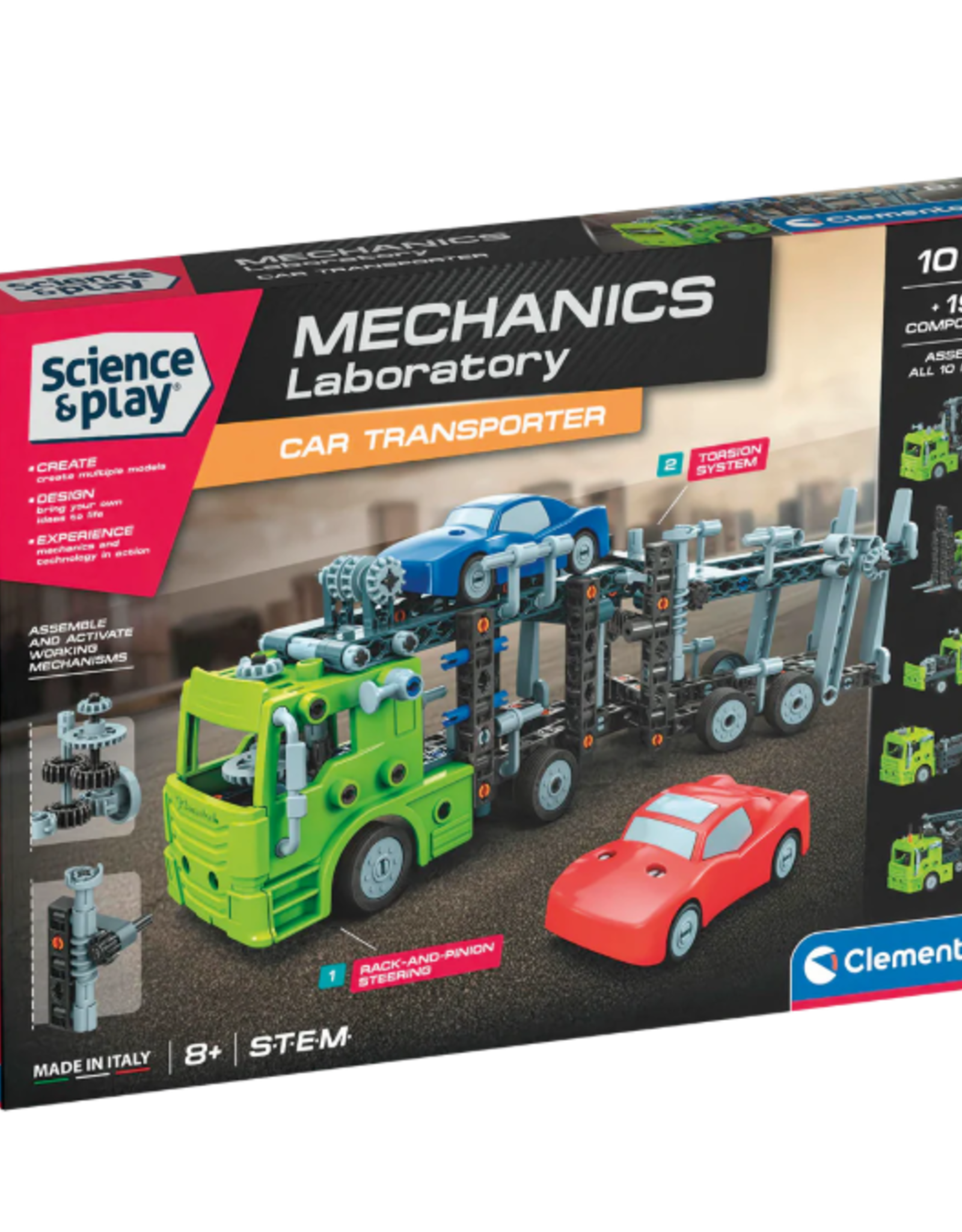 Clementoni SCIENCE & PLAY- MECHANICS - CAR TRANSPORTER