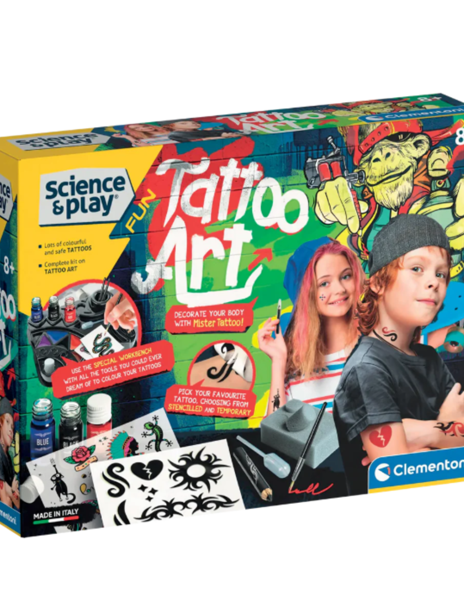 Clementoni SCIENCE & PLAY- TATTOO ART