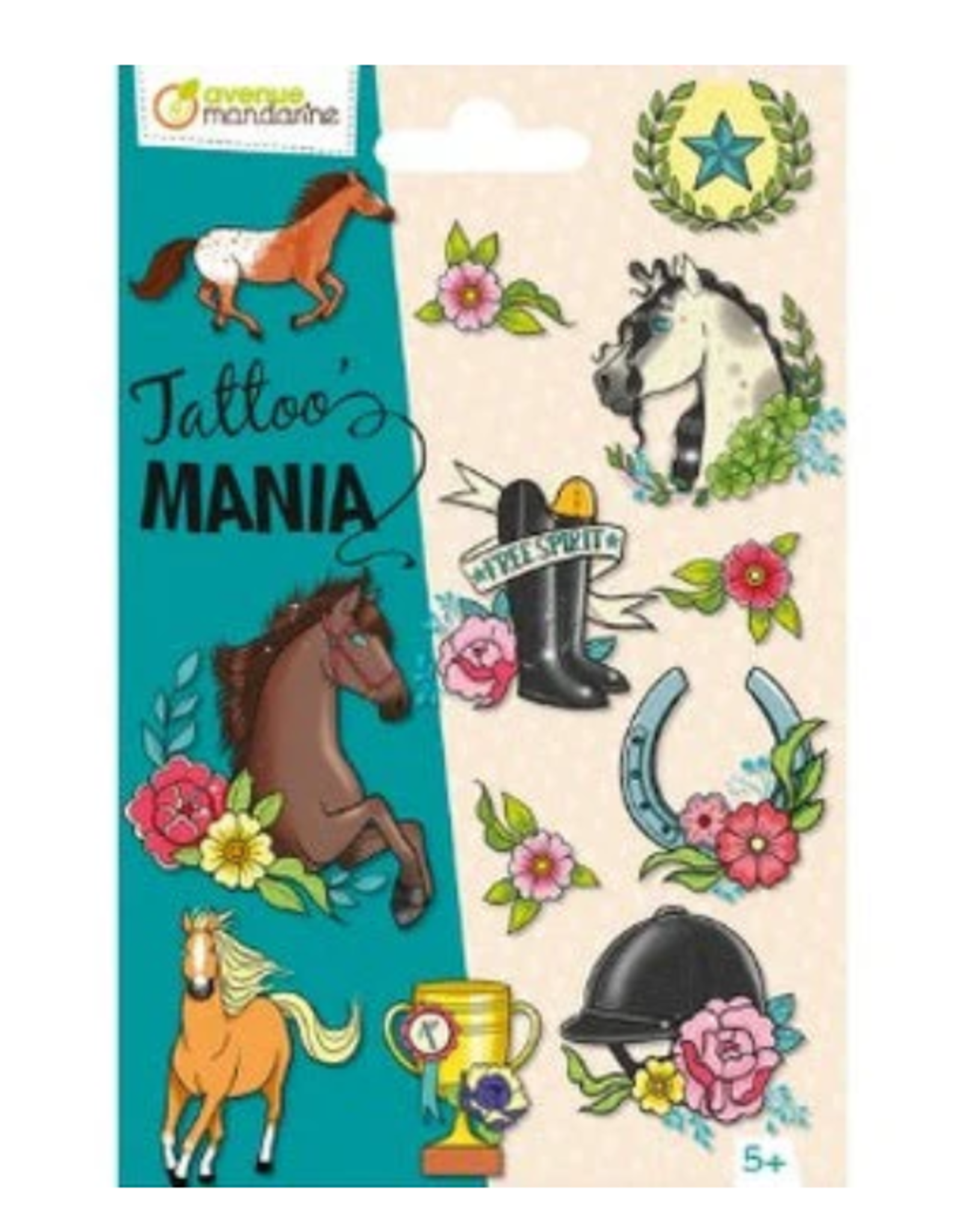 Avenue Mandarine Tattoo Mania, Horse riding